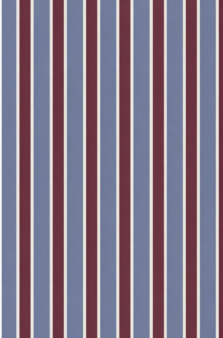 Open-Back One-Piece Swimsuit | Women's Bathing Suit | Fall Lakehouse Retro Swimwear | Blue & Maroon Stripes
