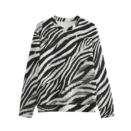 Vampire Art 100% Cotton Grunge Zebra Unisex Sweatshirt Jumper | 310GSM Cotton