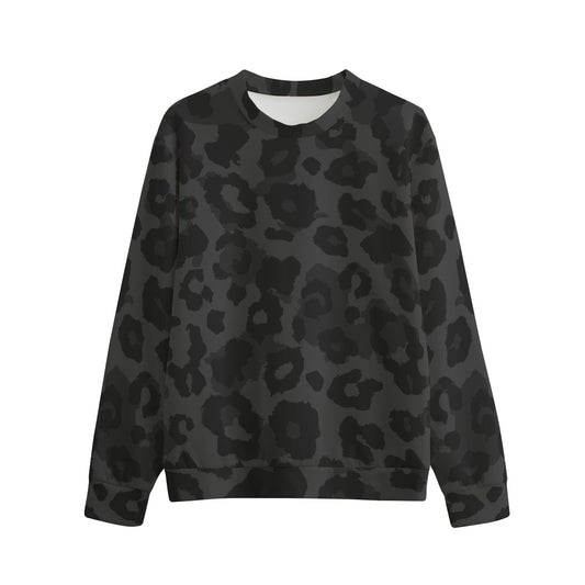 Vampire Art 100% Cotton Black Grunge Leopard Unisex Sweatshirt Jumper | 310GSM Cotton
