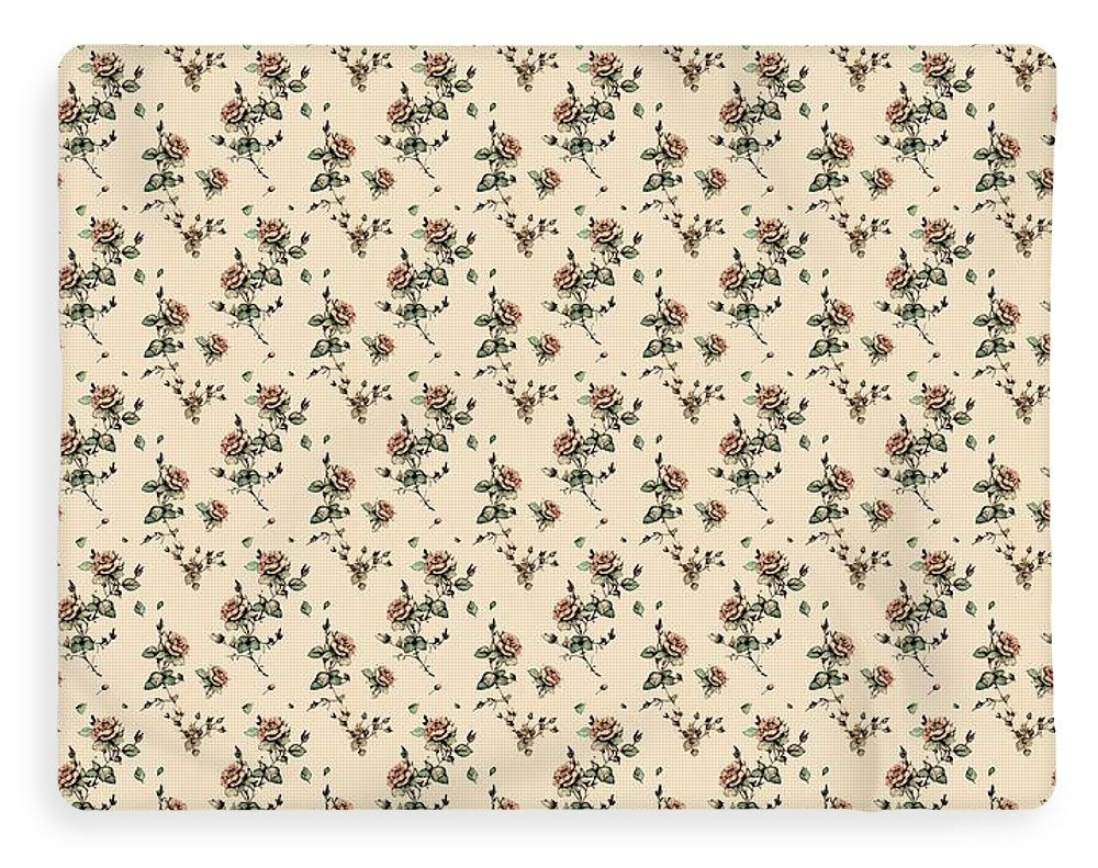 Vampire Art Vintage Roses - Blanket