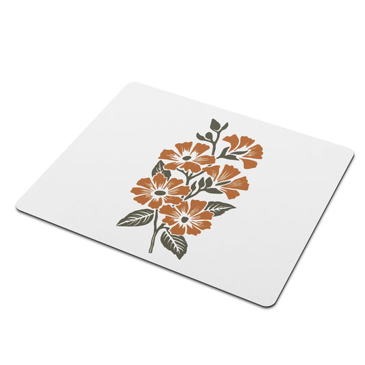 Vampire Art Retro Surfy Flowers Mouse Pads