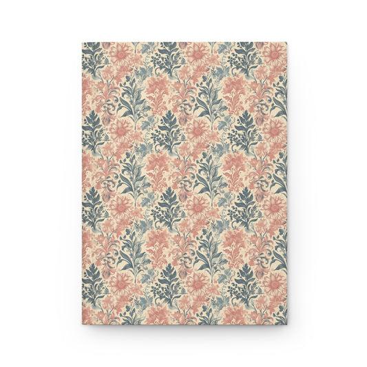 Vampire Art Grungy Victorian Flowers Vintage Hardcover Journal Matte