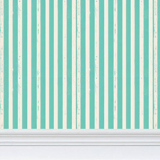 Vampire Art Instant Vintage Beach House Repeat Pattern Wallpaper