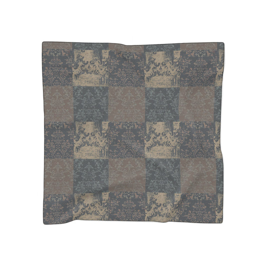 Vampire Art Grunge Patchwork Poly Scarf - Classic Grunge