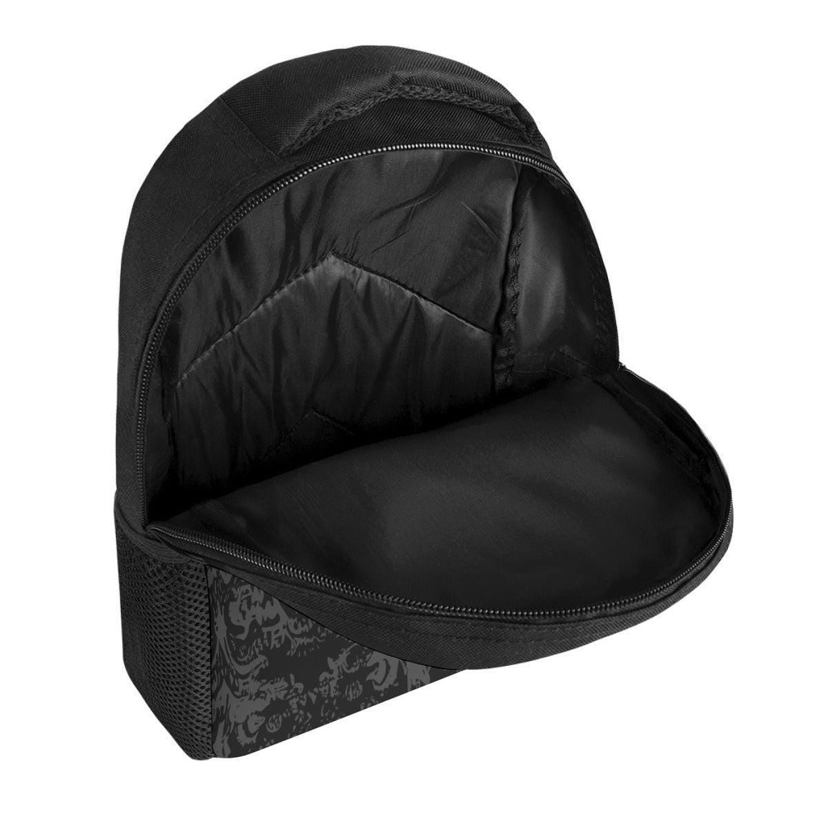 Vampire Art Unisex Black Grunge Goth Damask Student Backpack available in 3 sizes