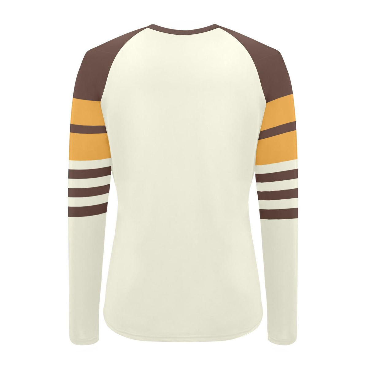 Retro 70s Striped Rash Guard Top, Long Sleeve Surf Shirt