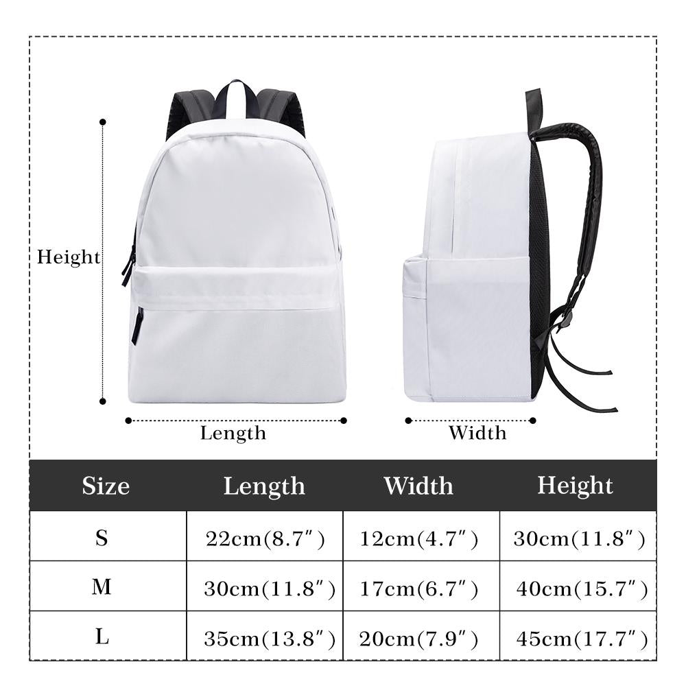 Gothic Black Damask Backpack – Durable Canvas & Polyester, Laptop Sleeve Option, 3 Sizes, Adults Students Kids Work Travel
