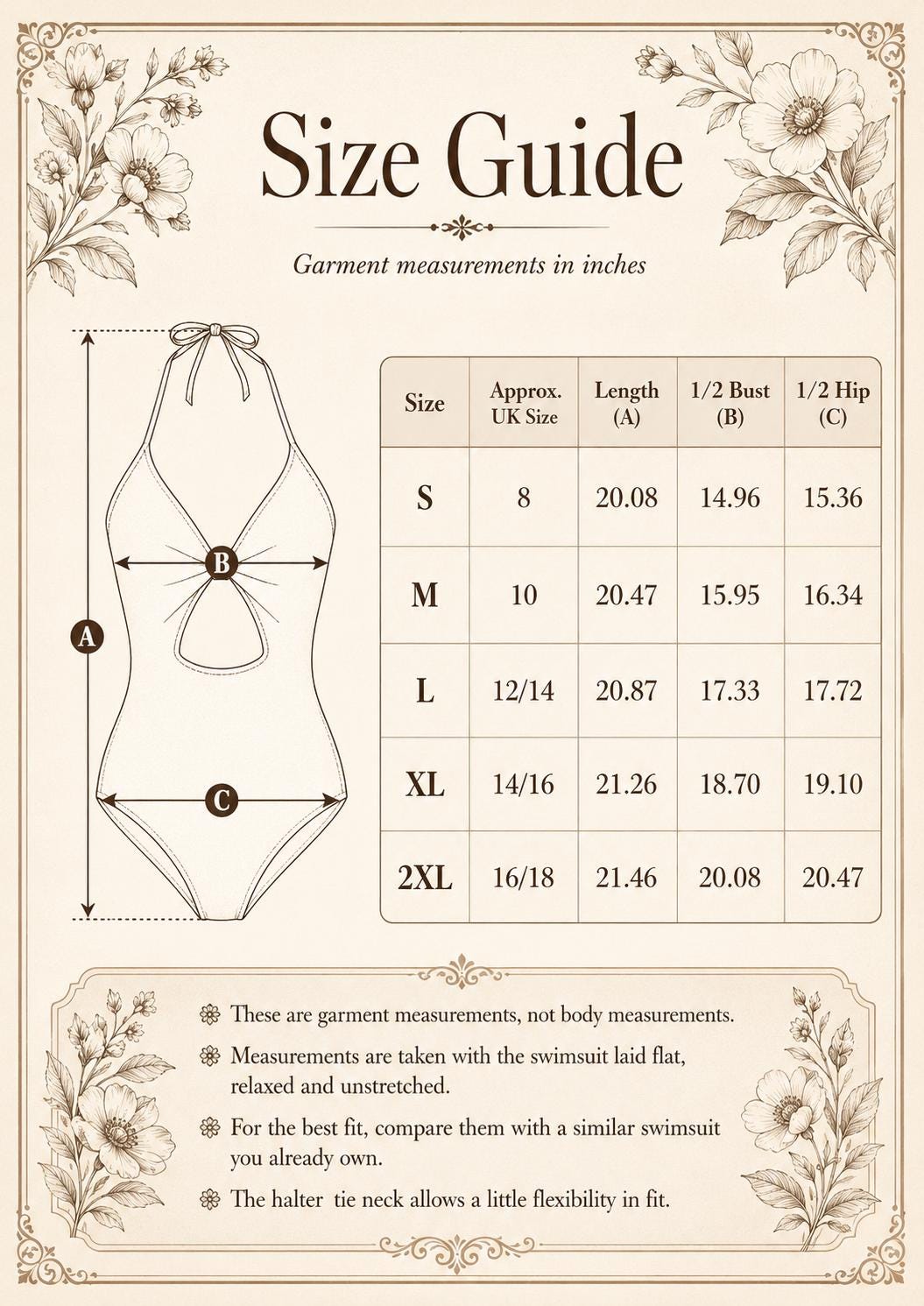 Tie Front Cut-Out One-Piece Swimsuit – Retro Sexy Plunge Monokini – Groovy 60s Teal & Brown Pattern