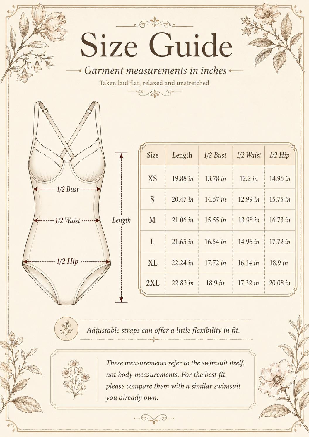 Retro Romantic Push-Up One-Piece Swimsuit with Lace-Up Back, Azure Blue