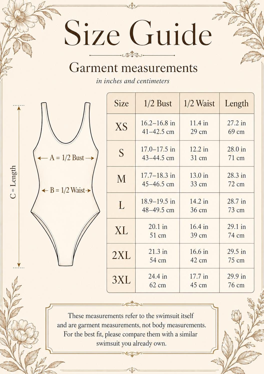 Classic One-Piece Swimsuit – Cheeky High-Leg, Flattering Cut – Retro Harlequin in Green & Brown