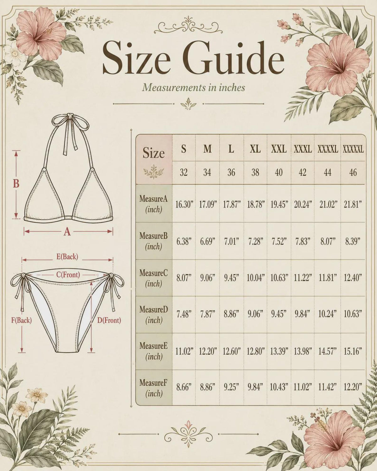 Chocolate Brown Bikini, Sexy Classic Summer Swimwear, Adjustable Triangle Top & Ties (S to 5XL)
