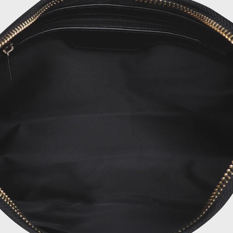 Distressed Baroque Printed Shoulder Bag, Grunge Damask Vegan Leather Handbag with Chain