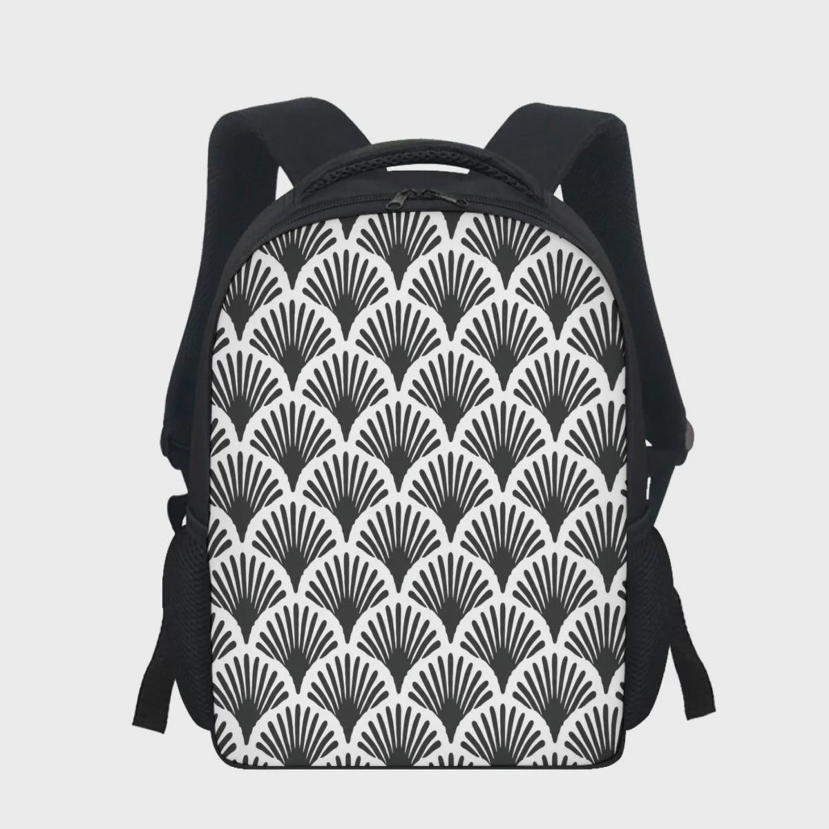 Vampire Art Black Art Deco-Inspired Student Backpack available in 3 sizes