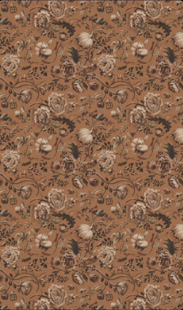 Vintage Botanical Pool House Rug | Romantic Rustic Floral Floor Mat (36 x 60 in)
