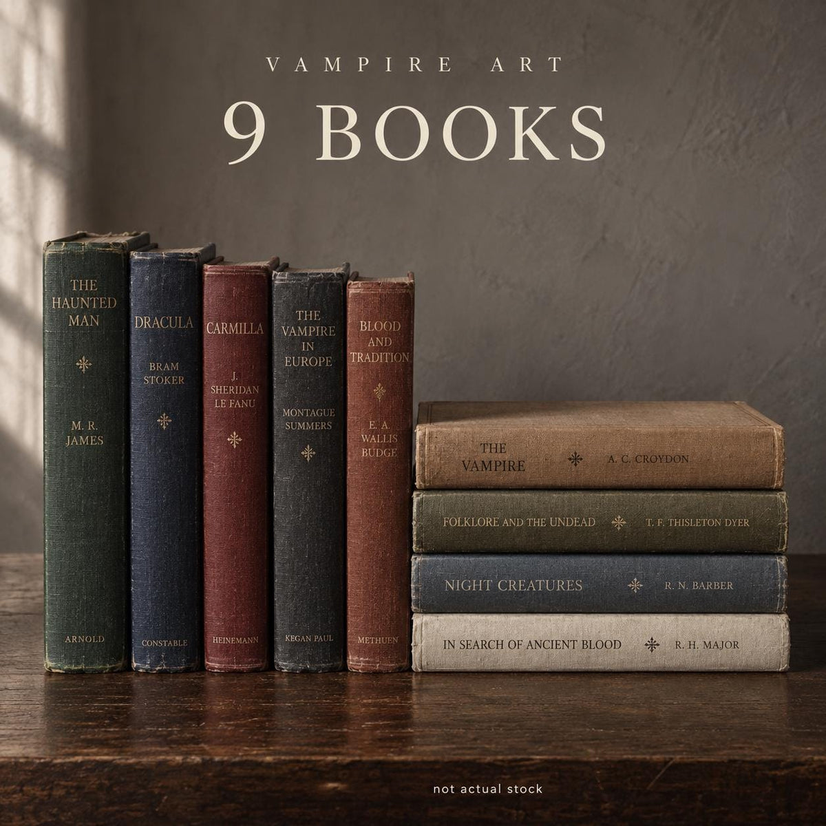 Vintage Book Bundles by Colour, Dark Academia Decor, Decorative Hardback Books, UK
