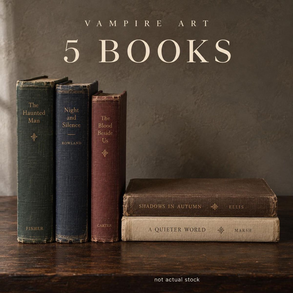 Vintage Book Bundles by Colour, Dark Academia Decor, Decorative Hardback Books, UK