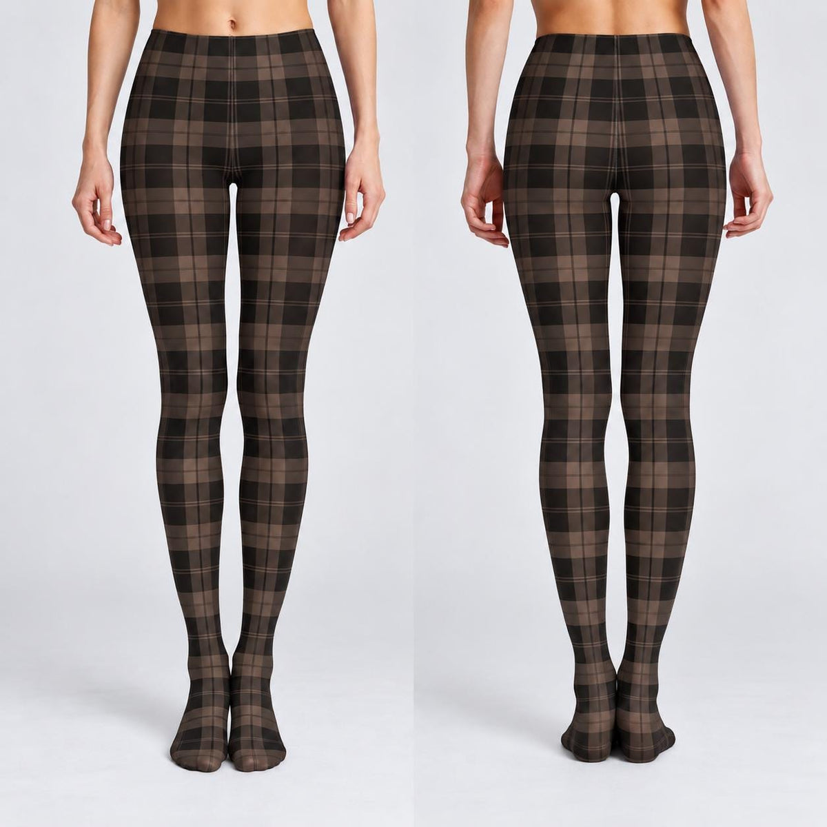 Dark Academia Retro Patterned Tights 2-Pack, Mix and Match Designs, Lightweight Stretch Hosiery