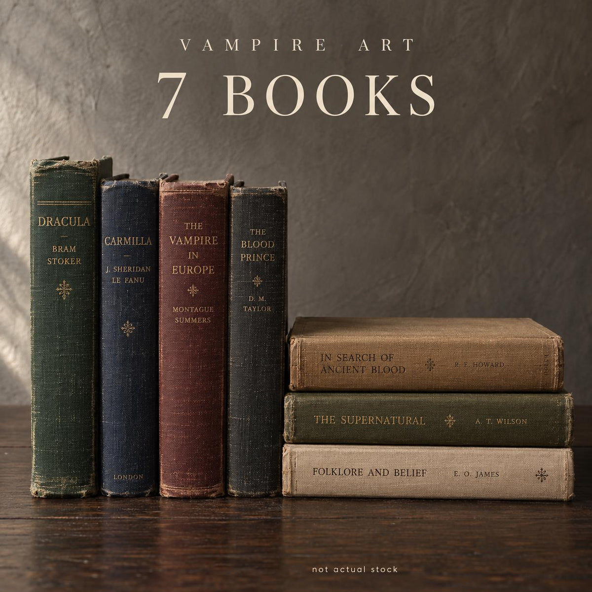 Vintage Book Bundles by Colour, Dark Academia Decor, Decorative Hardback Books, UK