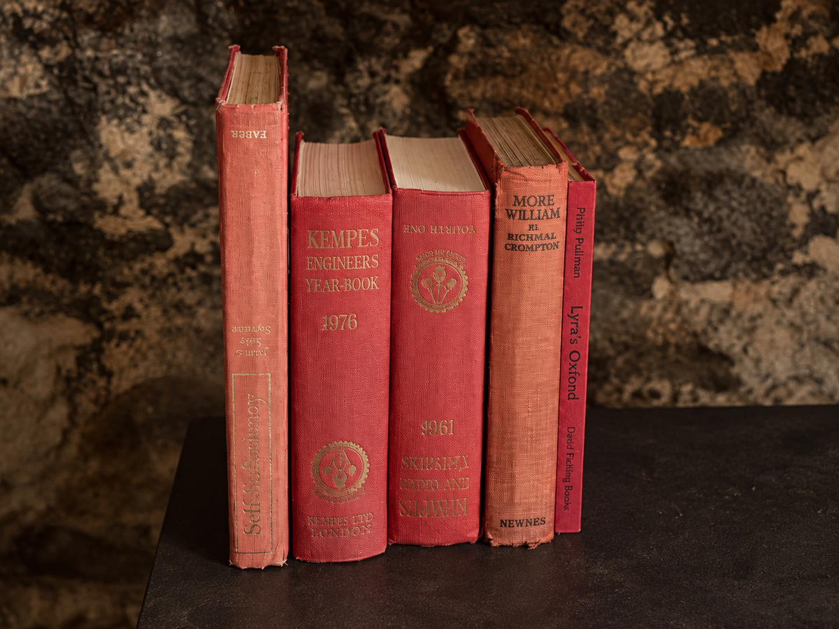 Vintage Book Bundles by Colour, Dark Academia Decor, Decorative Hardback Books, UK