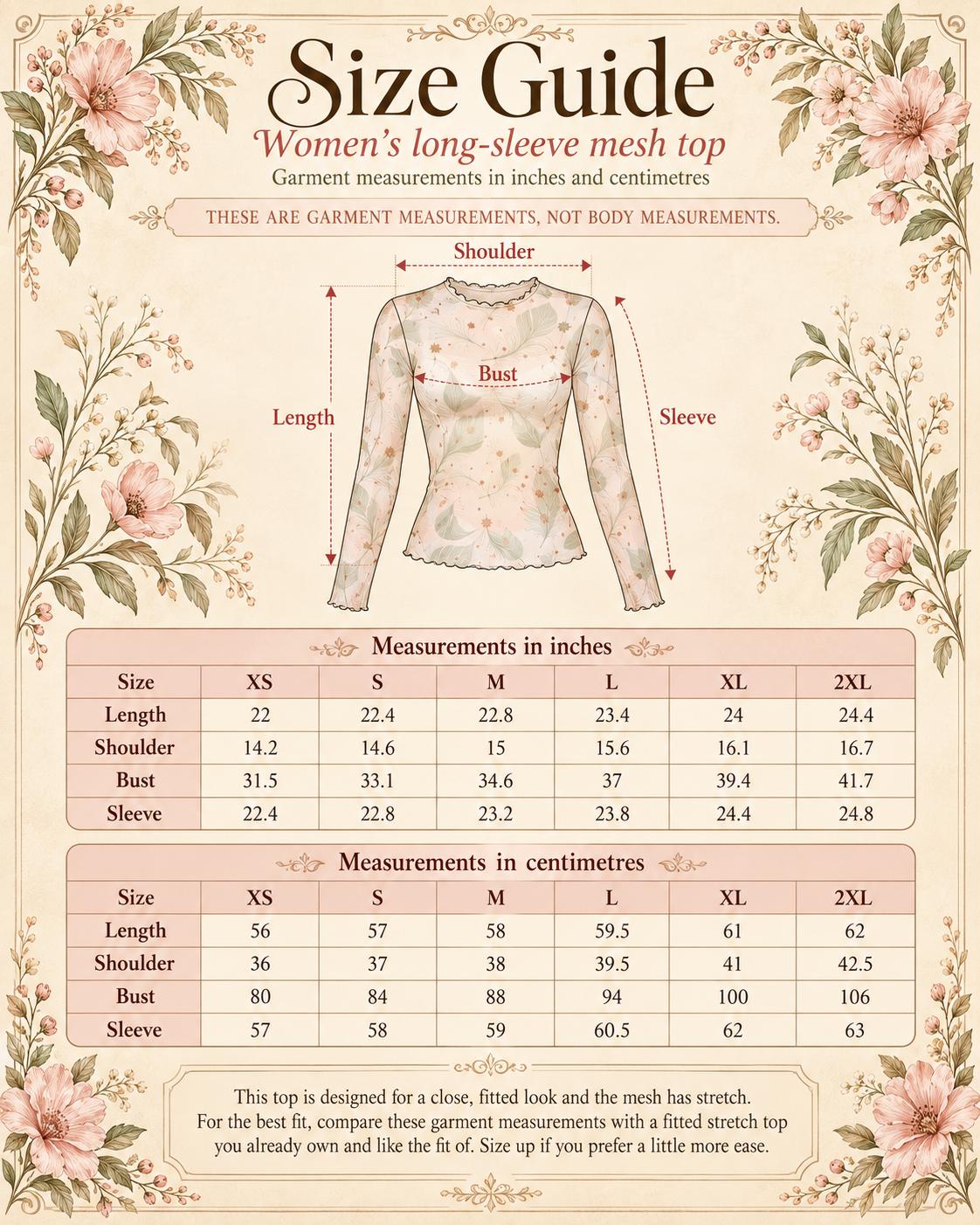 Y2K Women’s Retro Mesh Top, Sheer Long-Sleeve Shirt, Vintage-Inspired Statement Tee - Dark Academia Styles