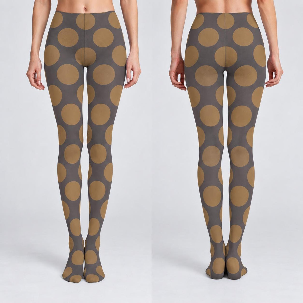 Retro Patterned Tights 2-Pack, Mix and Match Designs, Lightweight Stretch Hosiery