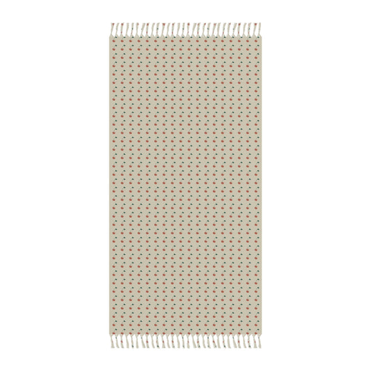 Vampire Art Vintage Farmhouse Cherry Pattern Boho Beach Cloth